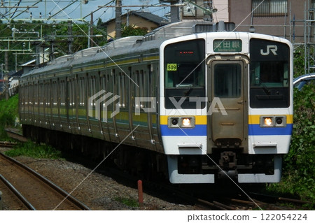 211系房總彩色509號列車進入四海道站 211系房總彩色509號列車進入四海道站 122054224