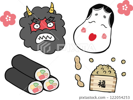 紅惡魔與岡龜臉&江保卷/節分套裝 紅惡魔與岡龜臉&江保卷/節分套裝 122054253