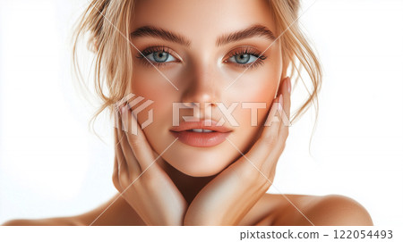 Cute beauty model portrait 122054493