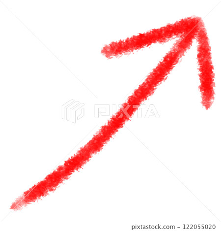 A pencil-like red arrow pointing to the upper right A pencil-like red arrow pointing to the upper right 122055020
