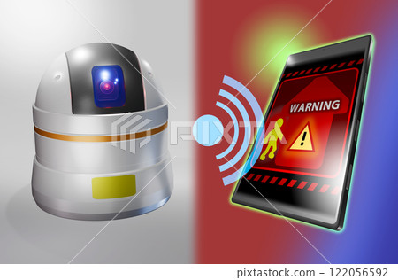 安防影像（安防攝影機/智慧型手機配合）3DCG 122056592