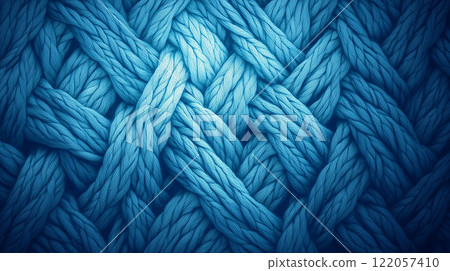 Woven blue texture 122057410