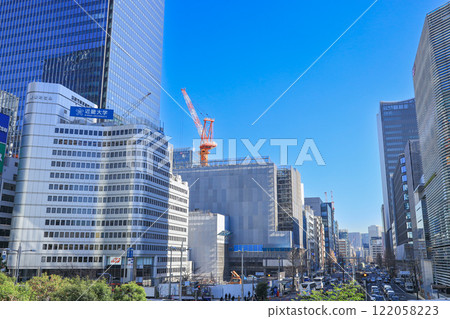 Tokyo Station: Cityscape around the Yaesu Exit 122058223
