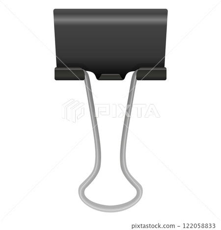 Illustration of double clip 122058833