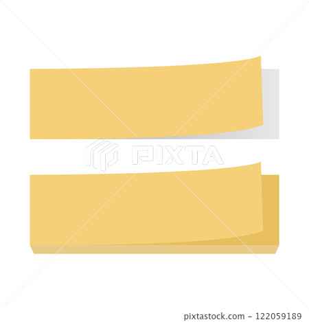 Simple sticky note illustration 122059189