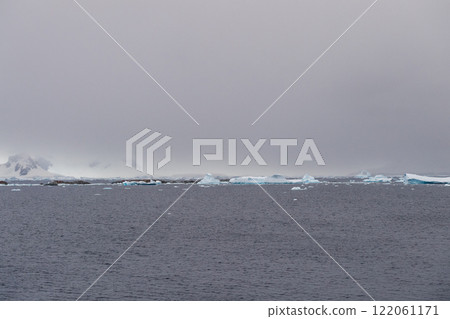 Antarctic landscape near the fish islands 122061171