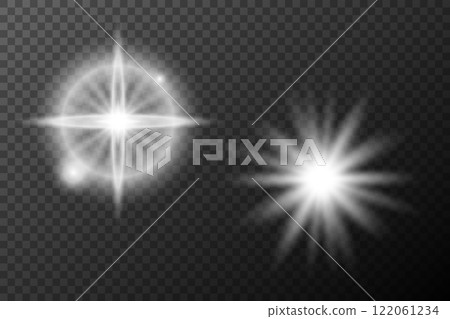 glow light effect with sparks 122061234