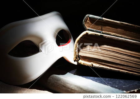 Mask And Books 122062569