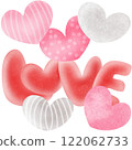 Sweet love font with heart for Valentine Sweet love font with heart for Valentine 122062733