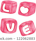 Sweet love font with heart valentine Sweet love font with heart valentine 122062883