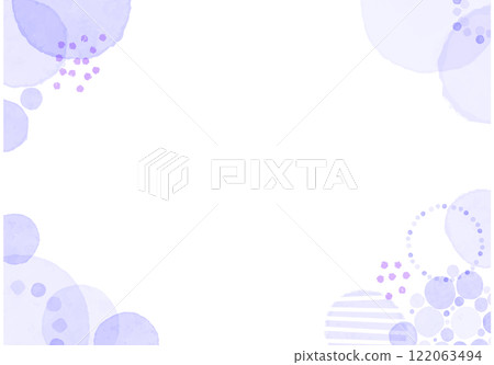 彩色 POP 水彩圓點圖案透明背景標題框複製空間 122063494