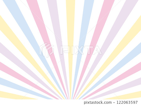 Radiation colorful background pastel blue pink yellow purple 122063597