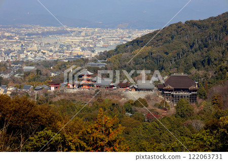 View of Kiyomizu-dera Temple from Amida-ga-mine 122063731