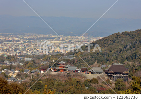View of Kiyomizu-dera Temple from Amida-ga-mine 122063736