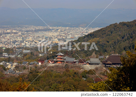 View of Kiyomizu-dera Temple from Amida-ga-mine 122063742