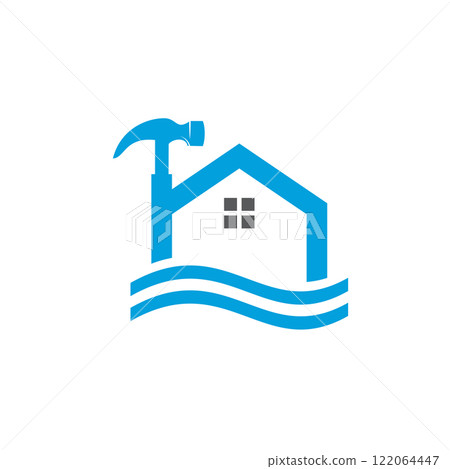 home renovation logo abstract vector home renovation logo abstract vector 122064447