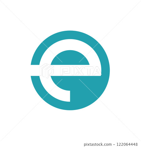 e logo solid circle vector e logo solid circle vector 122064448