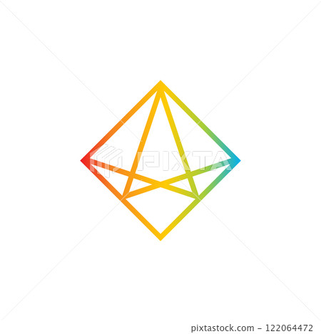 Sacred geometry logo vector 122064472