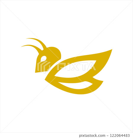 Bee concepts logo vector graphic abstract template Bee concepts logo vector graphic abstract template 122064483