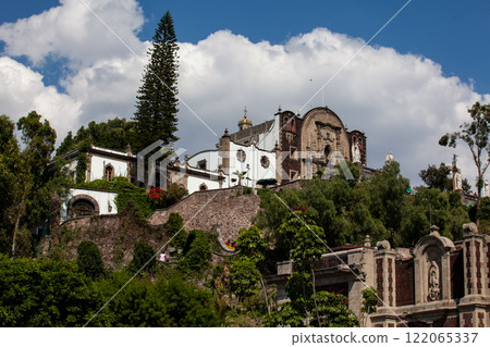 View of the Chapel of the Little Hill of the Angels also called the Chapel of Tepeyac Hill 122065337