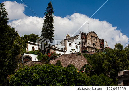 View of the Chapel of the Little Hill of the Angels also called the Chapel of Tepeyac Hill 122065339
