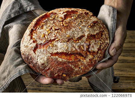 freshly baked artisan bread freshly baked artisan bread 122066978