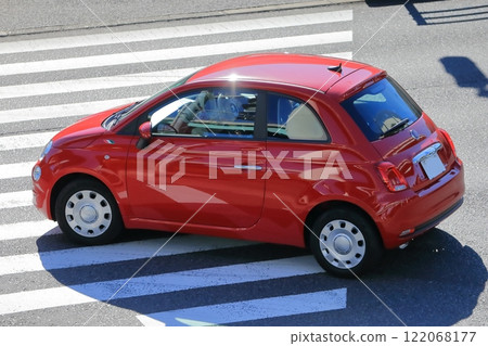 Red Italian car image Red Italian car image 122068177