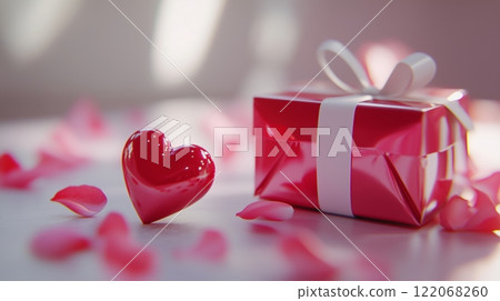 Valentine's day motifs and copy space Valentine's day motifs and copy space 122068260