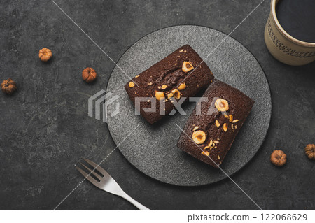 Homemade chocolate brownies with an adult feel 122068629