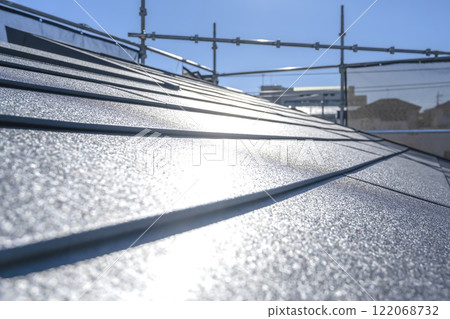 Roof repair work for detached houses: Roof and decorative slate 122068732