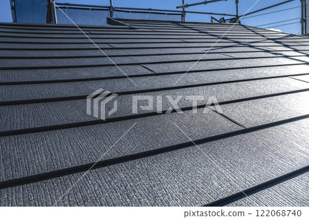 Roof repair work for detached houses: Roof and decorative slate 122068740