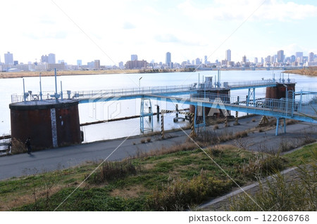 Shibashima Water Purification Plant Intake Tower 122068768