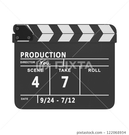 Clapboard - Close 122068934