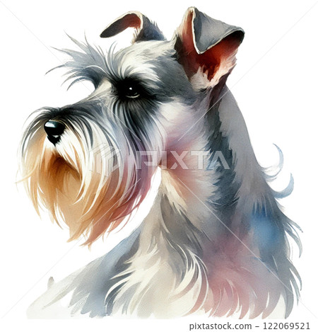 Profile of Miniature Schnauzer 122069521