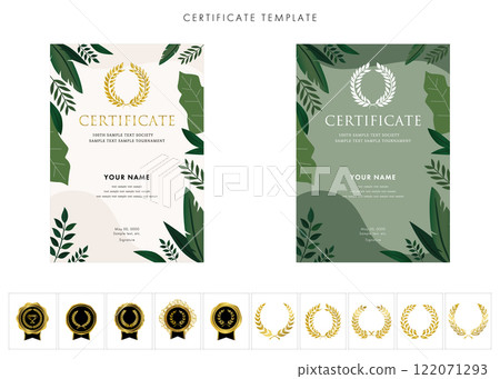 260 vertical design templates for awards, invitations, and certificates 122071293