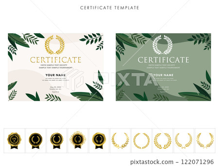 Horizontal design template 202 for awards, invitations, and commendations Horizontal design template 202 for awards, invitations, and commendations 122071296