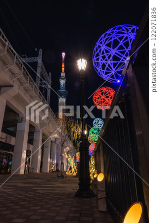 Night view of Sky Tree 122071836