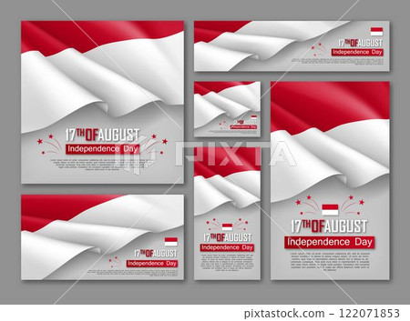 Indonesian Independence day celebration posters Indonesian Independence day celebration posters 122071853