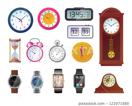 Clock and watch evolution set 122071880