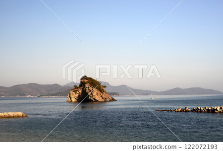 眺望花樹葉島、三島半島、小豆島2 122072193