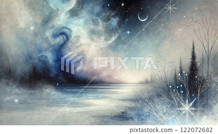 Dream background (winter night 122072682