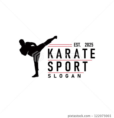 black silhouette design of martial art sport logo taekwondo karate with simple minimalist concept of sports branch template black silhouette design of martial art sport logo taekwondo karate with simple minimalist concept of sports branch template 122073001