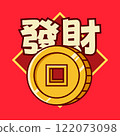Chinese New Year Big Coin The Chinese Translation Means Get Rich 122073098
