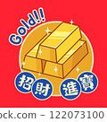 Chinese New Year Gold Bar The Chinese Translation Means Good Fortune 122073100