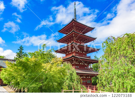 [重要文化遺產]青森縣弘前市最勝院五層塔 122073188