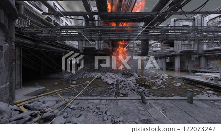 ruined city landscape 122073242