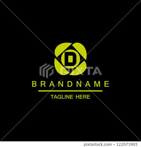 Letter D Photography Logo Template, Icon, Symbol Vector 122073905