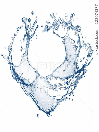 水 濺出 濺起的水 122074377