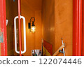 Entrance and lighting to the Spanish restaurant in the basement 122074446