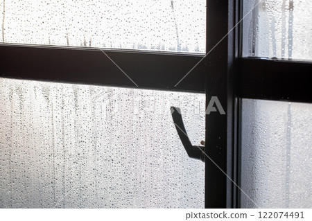 condensed glass window 122074491